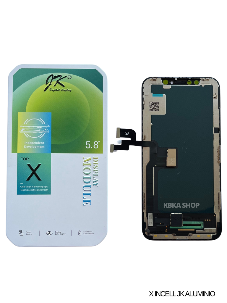 DISPLAY IPHONE X INCELL JK (ALUMINIO)
